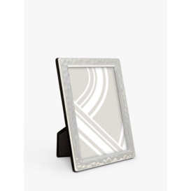 John Lewis Hammered Metal Photo Frame, Silver Plated