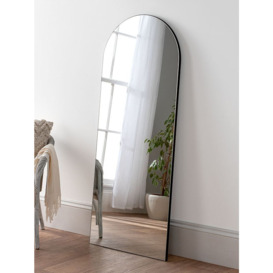 Yearn Delicacy Arched Wood Frame Wall Mirror, 120 x 45cm