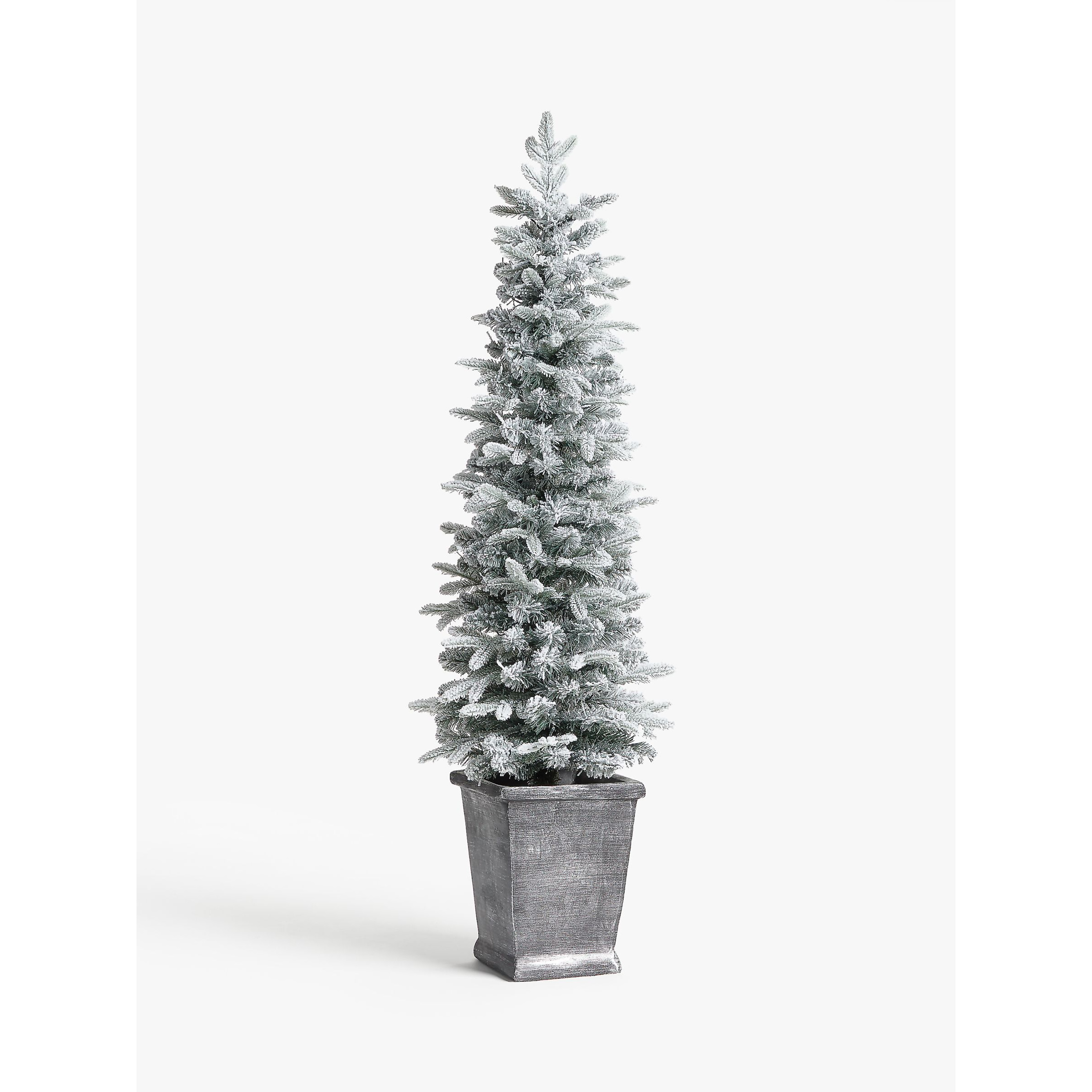 John Lewis Verbier Potted Pre-lit Christmas Tree, 5ft