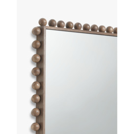 John Lewis Bobbin Rectangular Wood Frame Wall Mirror, 85 x 60cm, Natural - thumbnail 2
