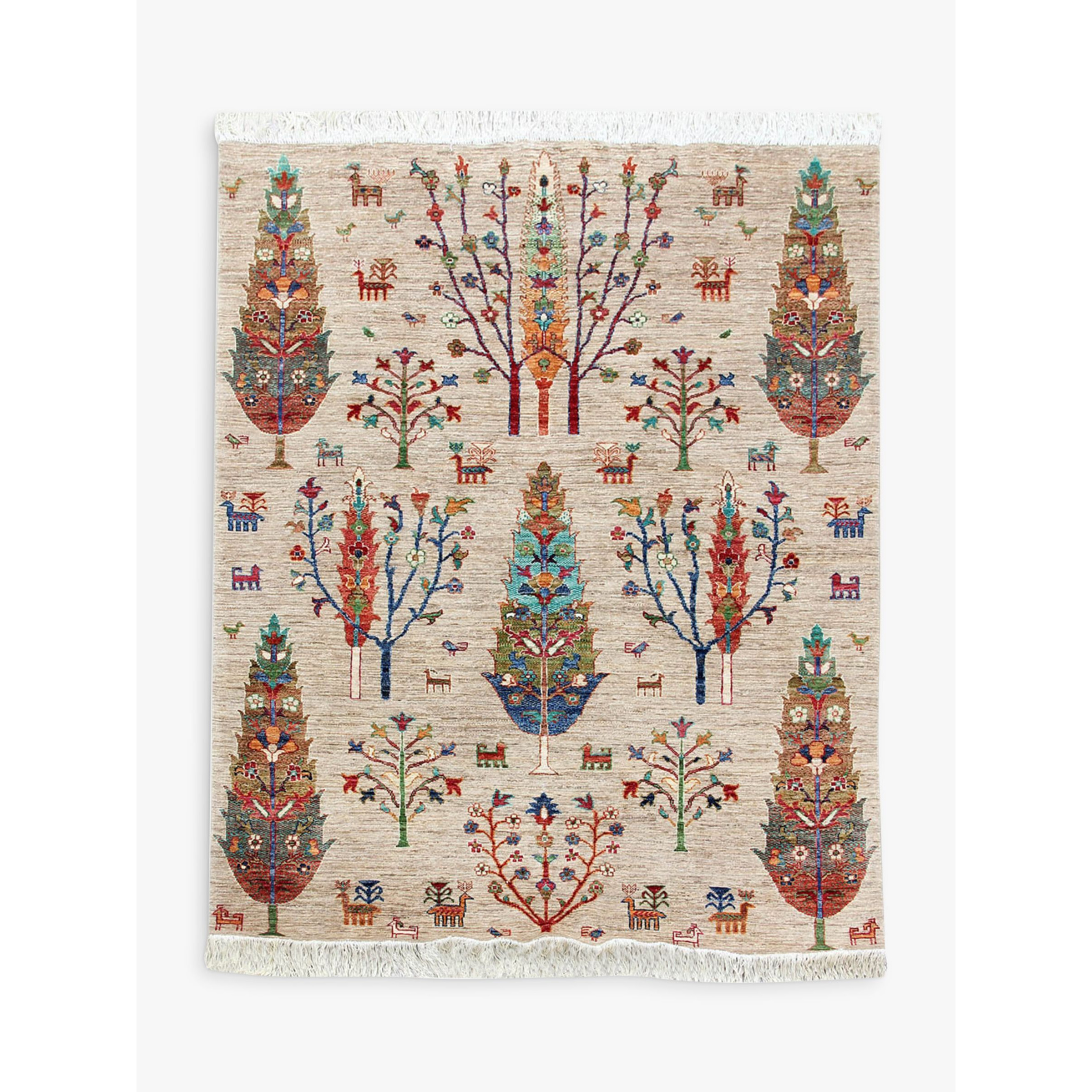 Gooch Oriental Pictorial Rug, Neutral, L262 x W186 cm