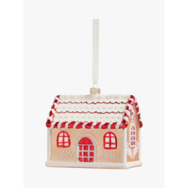 John Lewis Christmas Cottage Gingerbread House Bauble