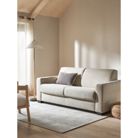 John Lewis Slumber Large 3 Seater Sofa Bed, Dark Leg, Easy Clean Natural Weave - thumbnail 2