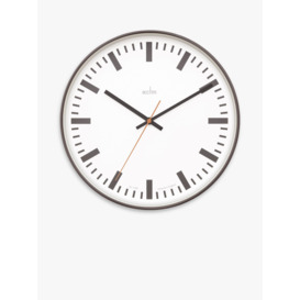 Acctim Victor Analogue Quartz Wall Clock, 30cm, London Sky - thumbnail 1
