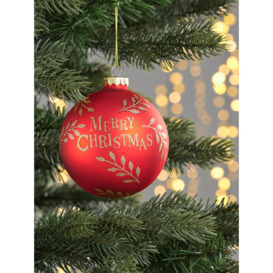 John Lewis Royal Fairytale Merry Christmas Bauble - thumbnail 2