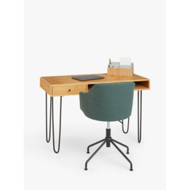 John Lewis ANYDAY Tub Office Chair, Moss Green - thumbnail 2