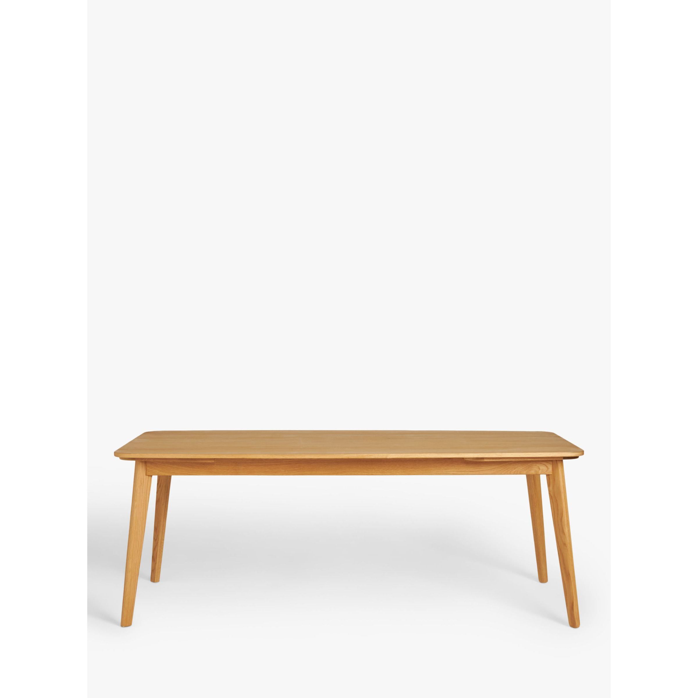 John Lewis Cara 6-10 Seater Extendable Dining Table, American Oak Wood - image 1