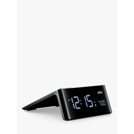 Braun BC16 Digital VA LCD Alarm Clock, Black - thumbnail 1