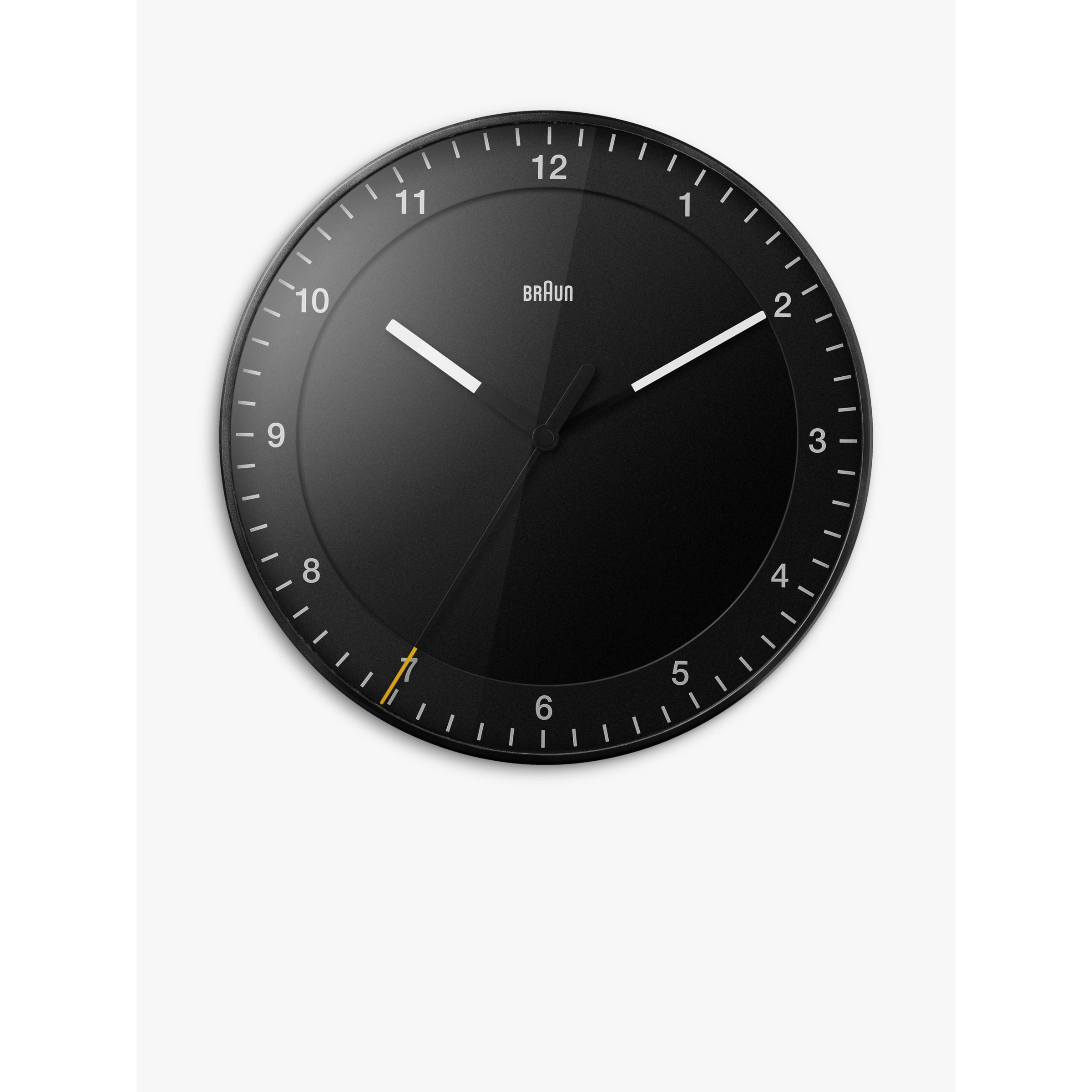 Braun Round Silent Sweep Analogue Wall Clock, 30cm - image 1