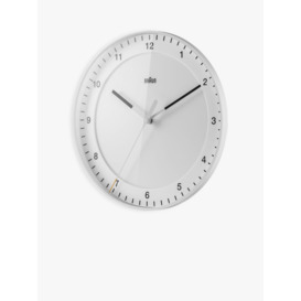 Braun Round Silent Sweep Analogue Wall Clock, 30cm - thumbnail 2