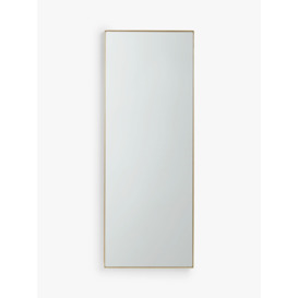 John Lewis Scandi Metal Frame Rectangular Hall Mirror, 122 x 46cm - thumbnail 1