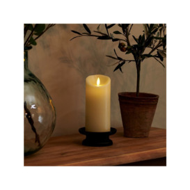 Luminara LED Wax Pillar Candle, Ivory - thumbnail 2