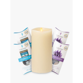 Luminara Fragrance Diffusing LED Pillar Candle, Ivory - thumbnail 2