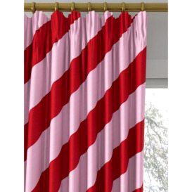 Harlequin x Sophie Robinson Paper Straw Made to Measure Curtains or Roman Blind, Ruby/Rose - thumbnail 2