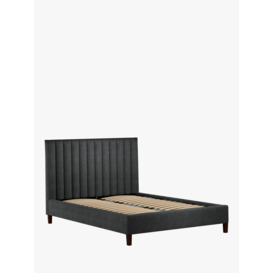 John Lewis Fluted Upholstered Bed Frame, Double - thumbnail 1
