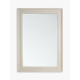 John Lewis Oakham Rectangular Wood Frame Wall Mirror, Greywash Woodgrain