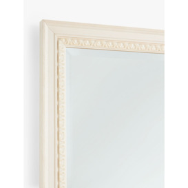 John Lewis Exeter Rectangular Wood Frame Wall Mirror, Cream - thumbnail 2