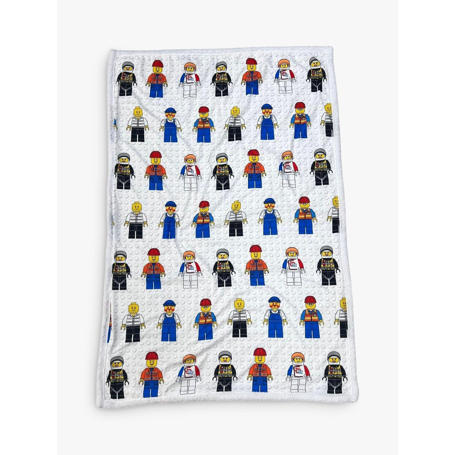Lego Minifigure Sherpa Fleece Blanket - image 1