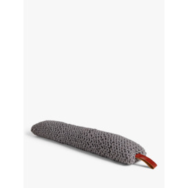 John Lewis Modern Country Chunky Knit Draught Excluder, Grey - thumbnail 1