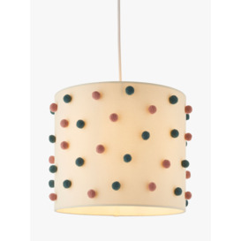 John Lewis Pom Pom Lamp & Ceiling Shade, Plaster - thumbnail 1