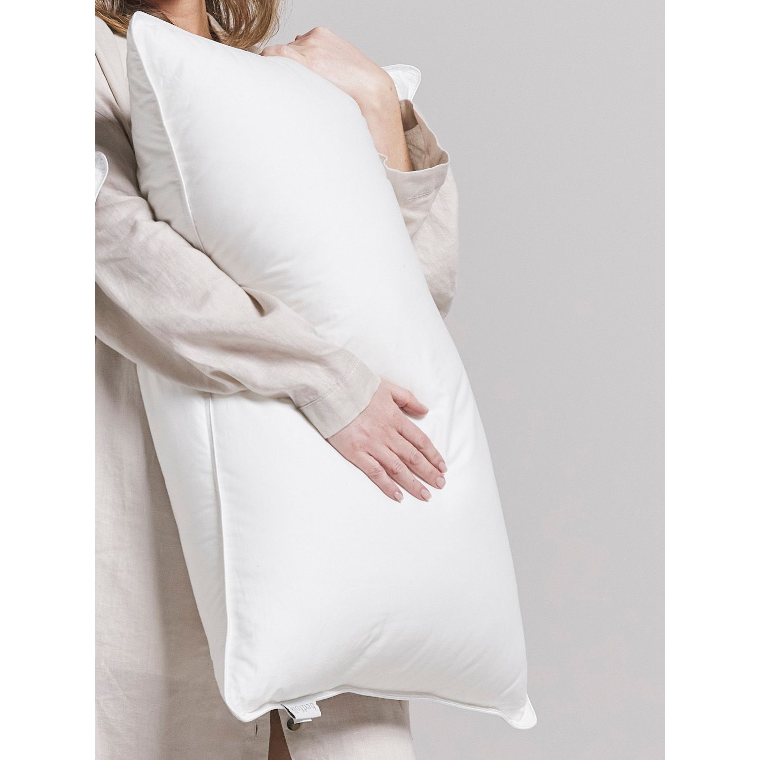Bedfolk Duck Down Standard Pillow, Medium/Firm - image 1