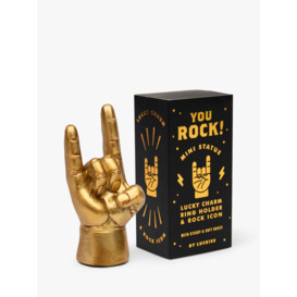 Iron & Glory You Rock Mini Statue, Gold - thumbnail 1