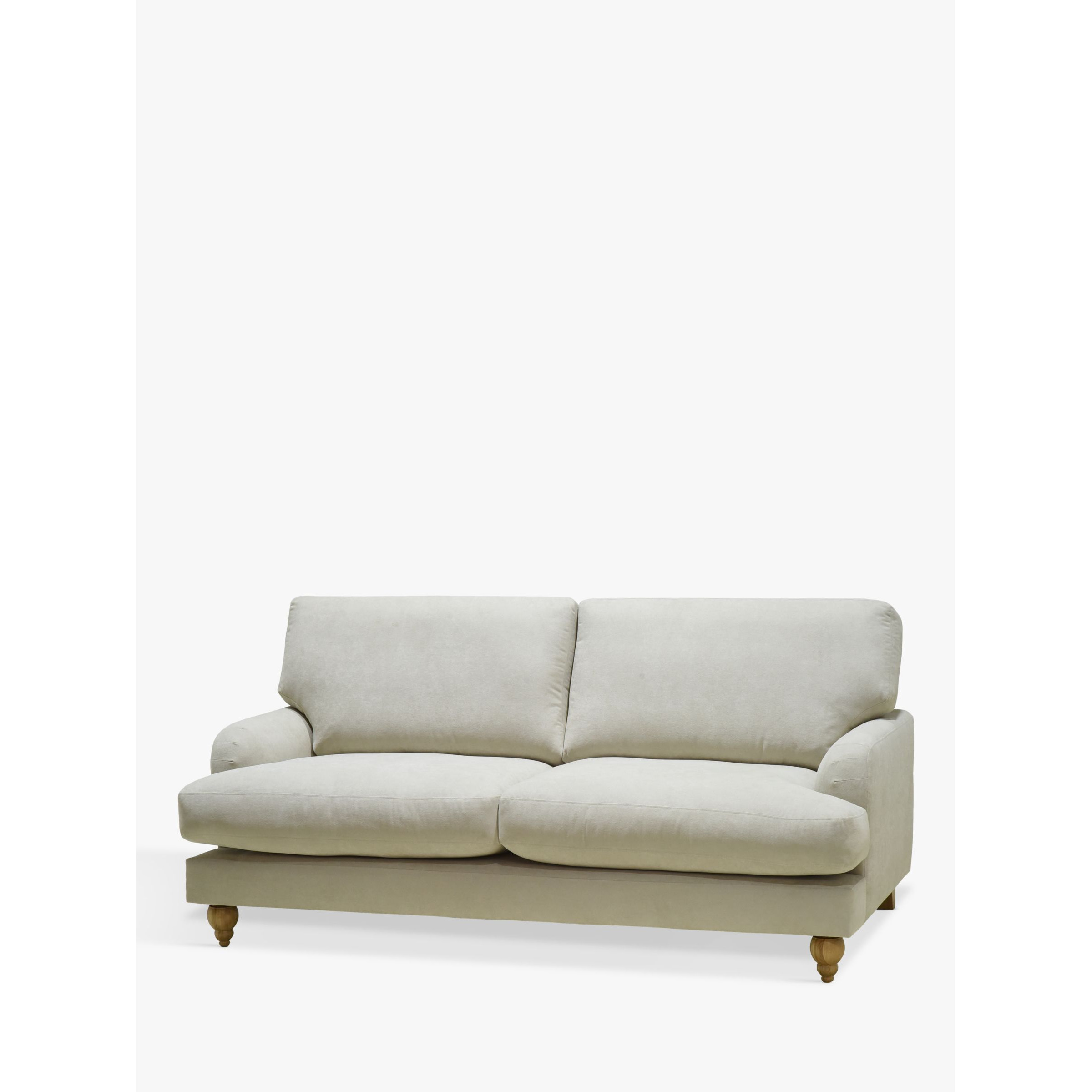 John Lewis Clover Large 3 Seater Sofa, Light Leg, Fine Chenille Natural - image 1
