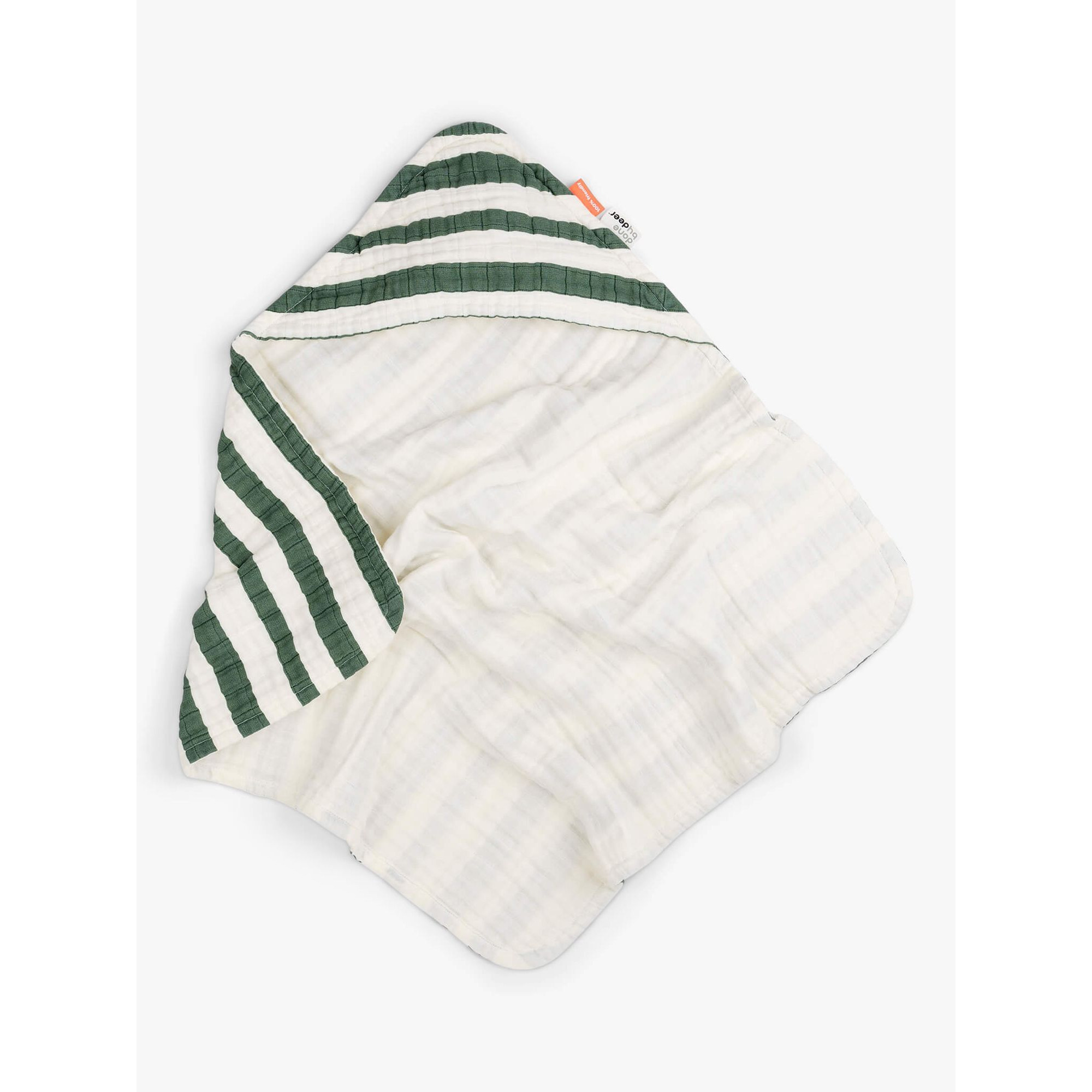 Done by Deer Organic Cotton Baby Hooded Bath Towel - image 1