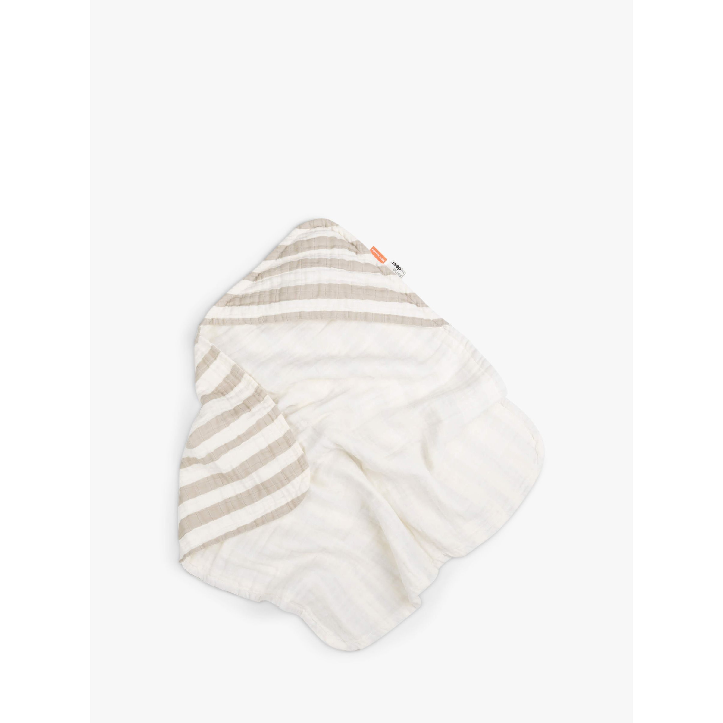 Done by Deer Organic Cotton Baby Hooded Bath Towel - image 1