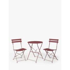 John Lewis ANYDAY Camden 2-Seater Garden Bistro Table & Chairs Set - thumbnail 1