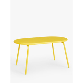 John Lewis ANYDAY Oval Metal Garden Coffee Table, 90cm