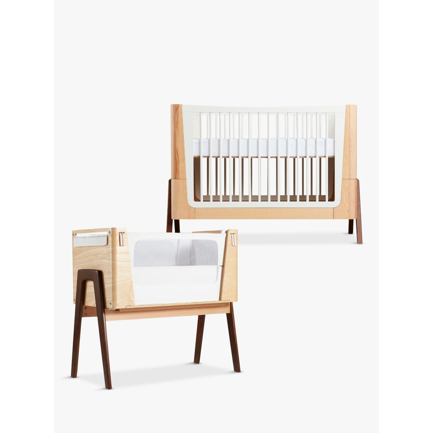 Gaia Baby Hera Cot Bed and Bedside Crib Set - image 1