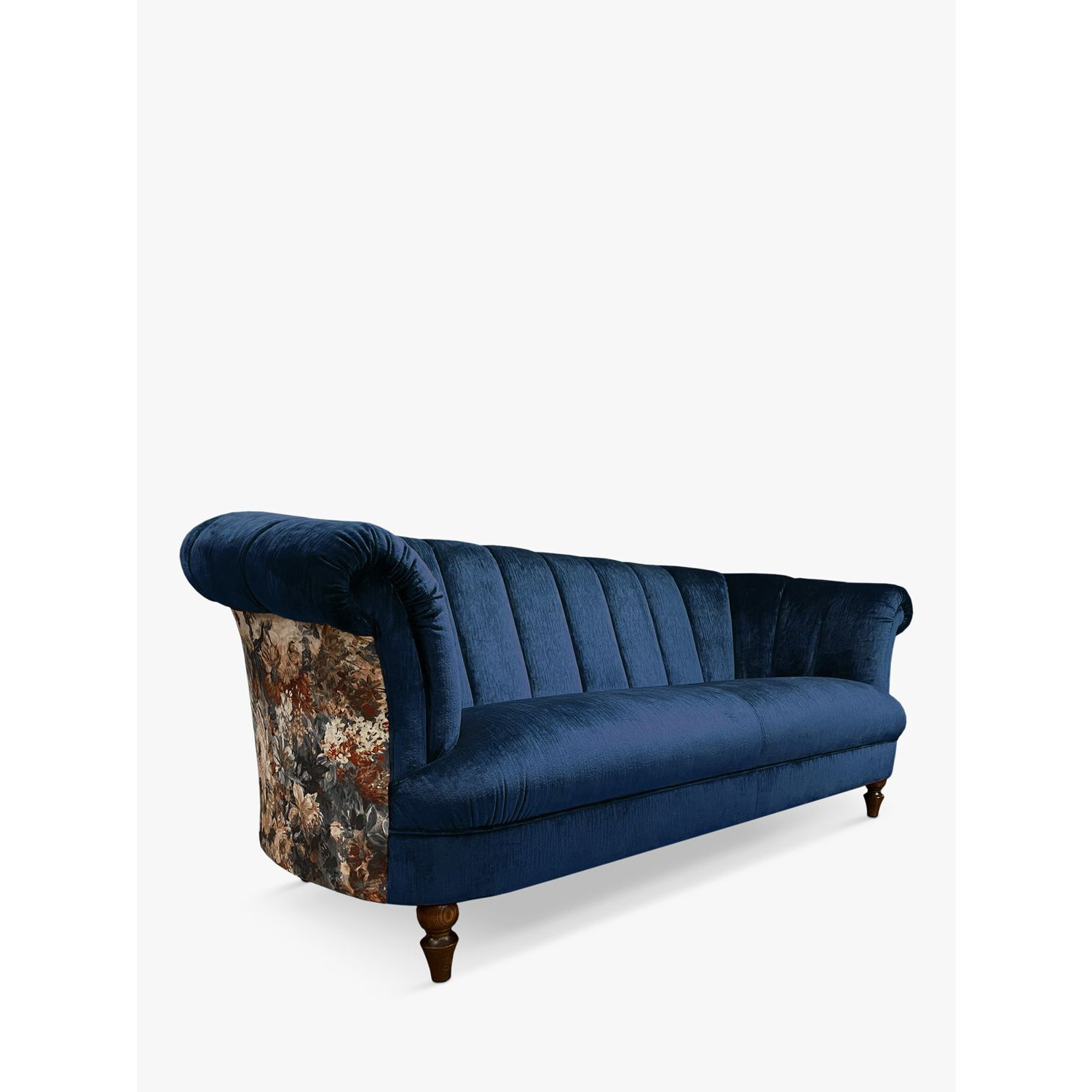 Spink & Edgar by Tetrad Carmen Floral Back Grand 4 Seater Sofa, Dark Leg - image 1