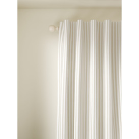 John Lewis Conwy Stripe Print Pair Lined Hidden Tab Top Curtains - thumbnail 1