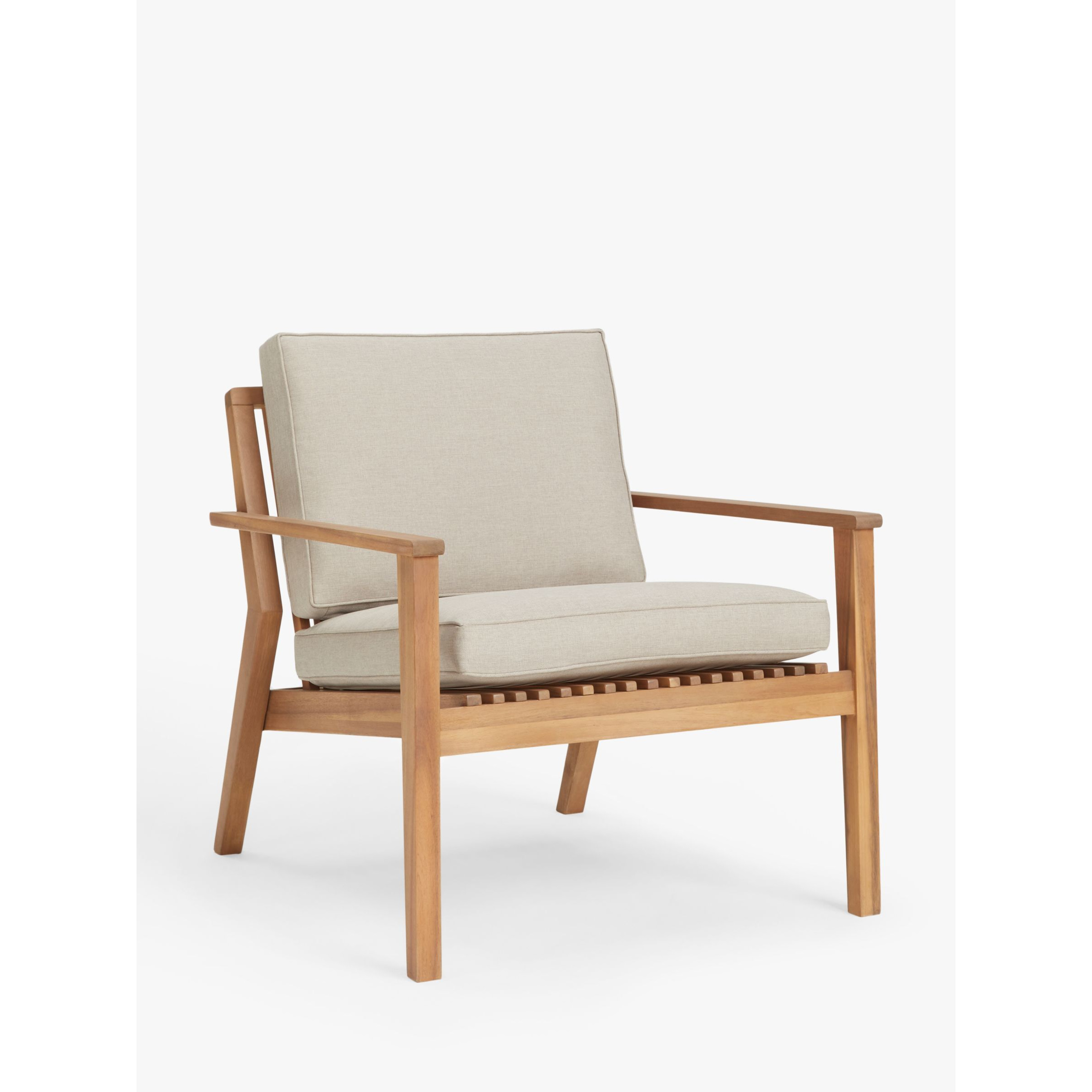 John Lewis Mona Garden Lounge Chair, FSC-Certified (Acacia Wood), Natural - image 1