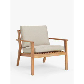 John Lewis Mona Garden Lounge Chair, FSC-Certified (Acacia Wood), Natural
