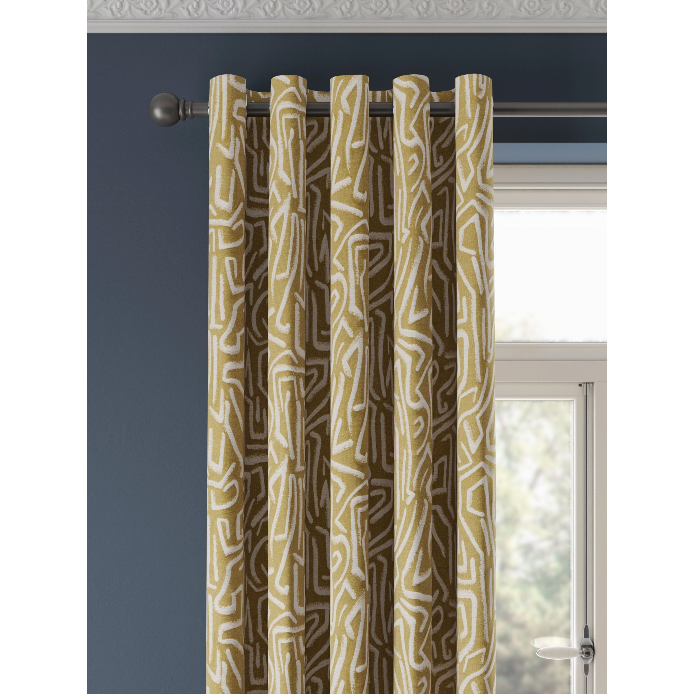 Harlequin Melodic Pair Lined Eyelet Curtains - image 1