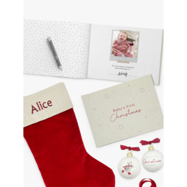 Babyblooms Personalised Christmas Stocking, Bauble and Book Set - thumbnail 2