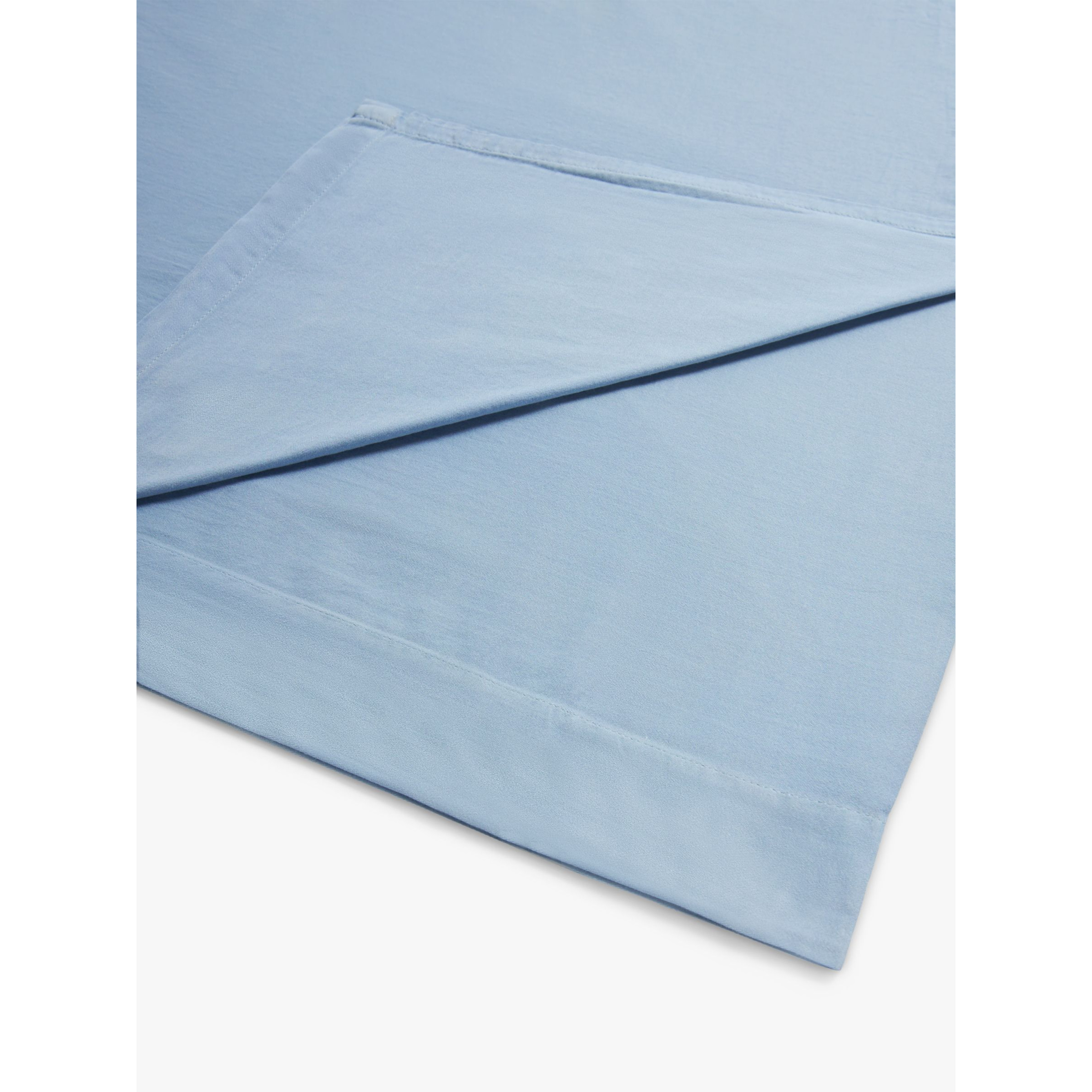 John Lewis Comfy & Relaxed Washed Cotton Flat Sheet - image 1