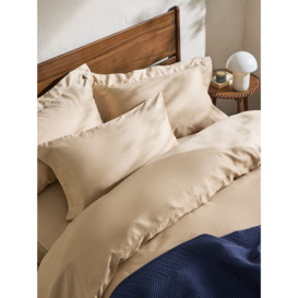 John Lewis Soft & Silky Tencel 300 Thread Count Fitted Sheet - thumbnail 2