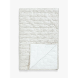 John Lewis Marble Quilted Bedspread, Natural - thumbnail 1