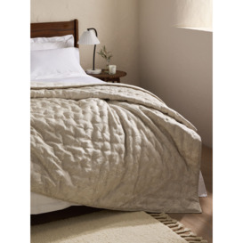 John Lewis Marble Quilted Bedspread, Natural - thumbnail 2
