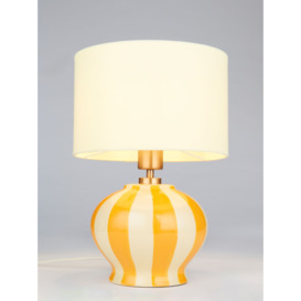 John Lewis Burano Striped Ceramic Table Lamp - thumbnail 1