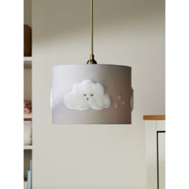 John Lewis Kids' Sleep Tight Embroidered Cloud Ceiling and Lampshade, Dia. 25cm - thumbnail 2