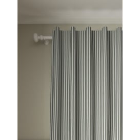 John Lewis Conwy Stripe Weave Pair Lined Hidden Tab Top Curtains - thumbnail 1
