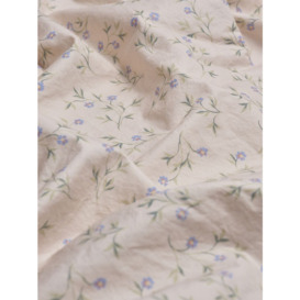 Piglet in Bed Spring Sprig Cotton Flat Sheet - thumbnail 2