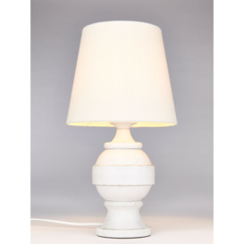 John Lewis Carlita Table Lamp, White