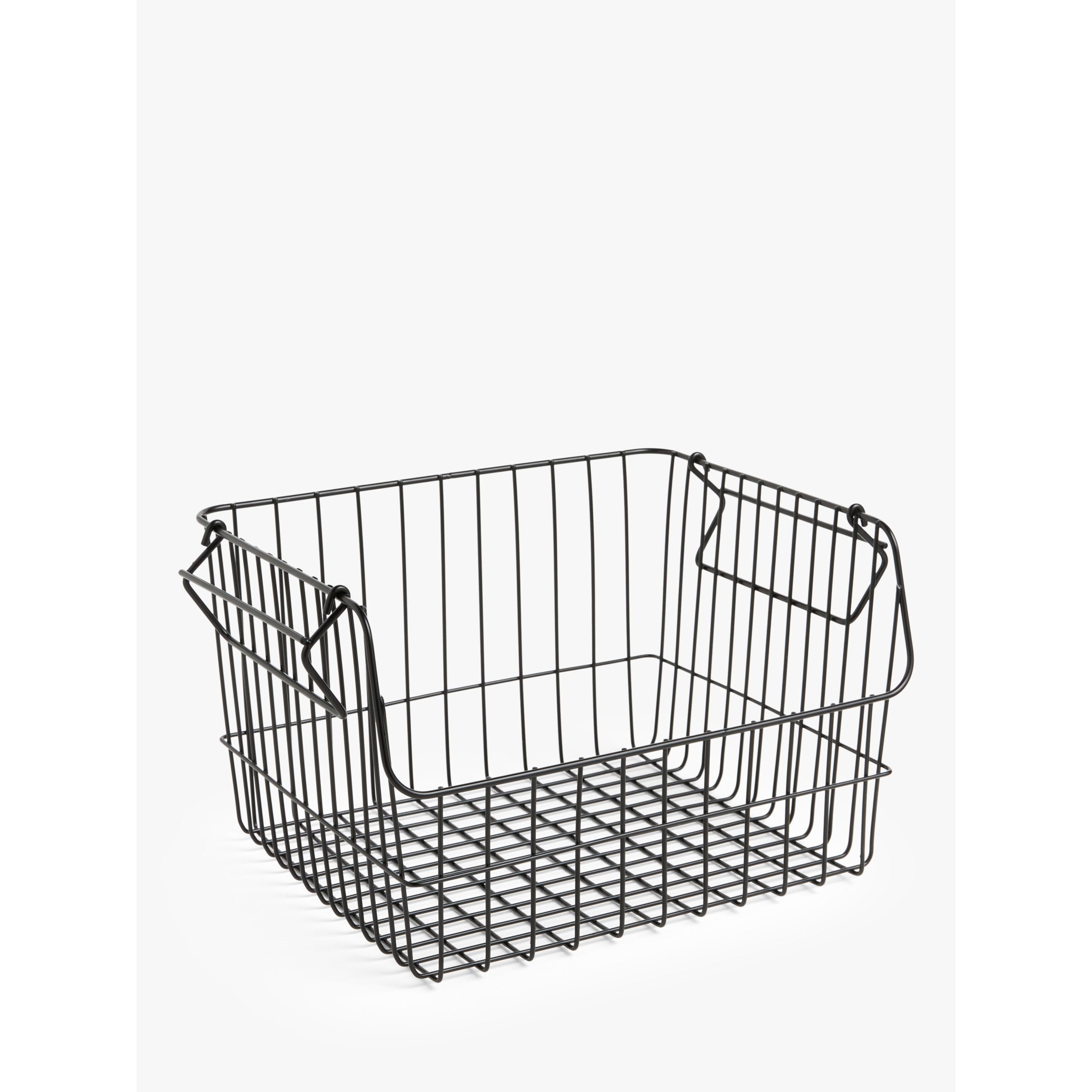 John Lewis ANYDAY Stackable Wire Storage Basket - image 1