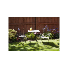 Suntime Alexandria Mosaic 2-Seater Garden Bistro Table & Chairs Set, Black/Multi - thumbnail 2