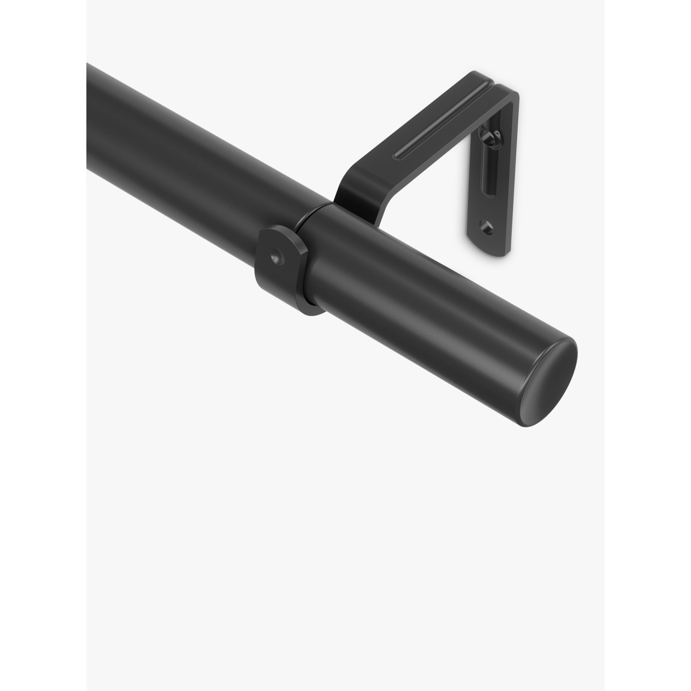 Umbra Zen Extendable Curtain Pole Kit, Black, Dia.32mm - image 1
